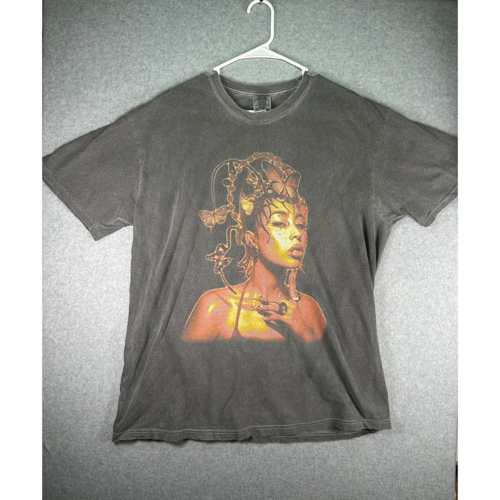 Kali Uchis Red Moon In Venus Tour T-Shirt Comfort Colors Gray XL 2023 Concert